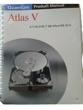 Computer Manual Quantum Product Manual Atlas V   9.1 / 18.3 / 36.7 GB Ultra 160